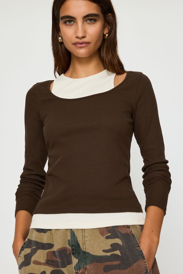 Haut à double couche By Anthropologie #2