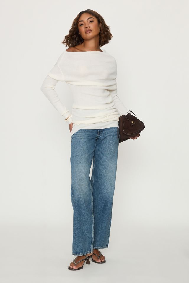 Odd Muse 100% Wool Asymmetric Top #2