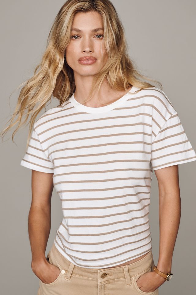 perfectwhitetee Stripe Boxy Tee #3