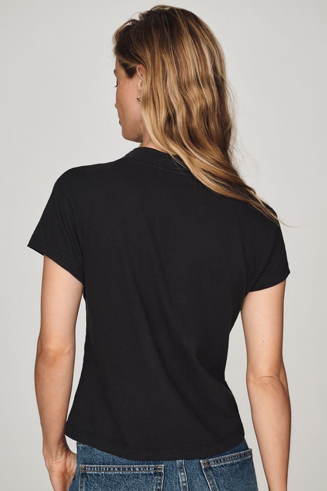 perfectwhitetee Cotton Boxy V-Neck Tee #2