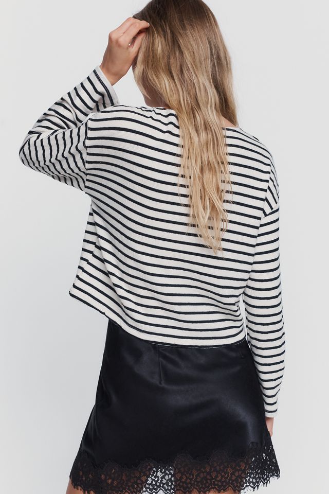 perfectwhitetee Jenna 100% Cotton Boatneck Top #1