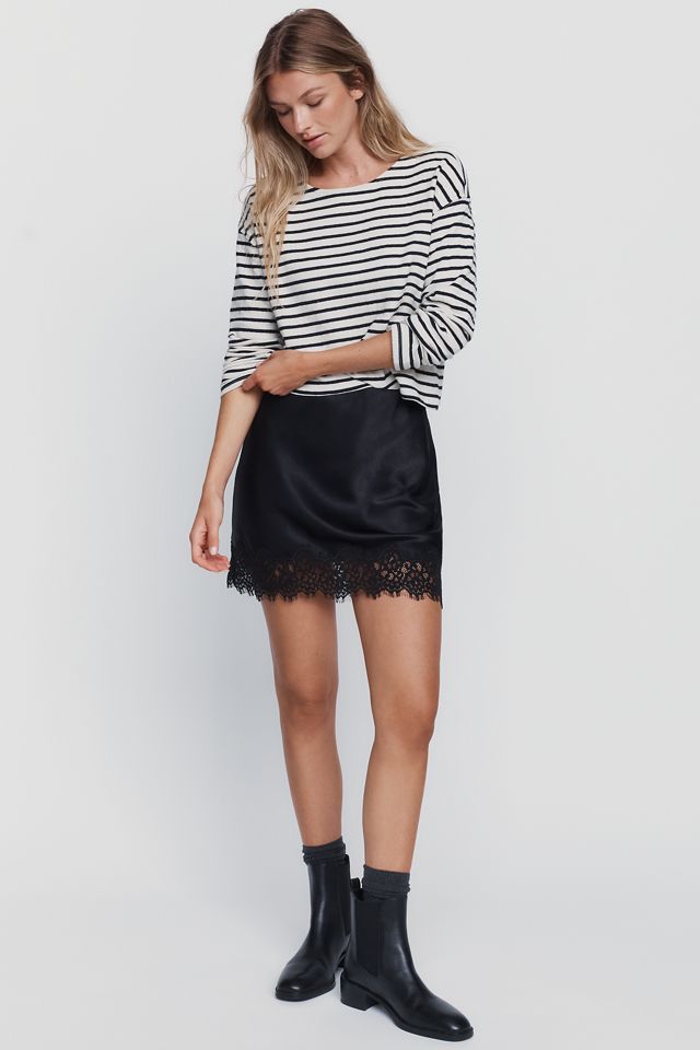 perfectwhitetee Jenna 100% Cotton Boatneck Top #3