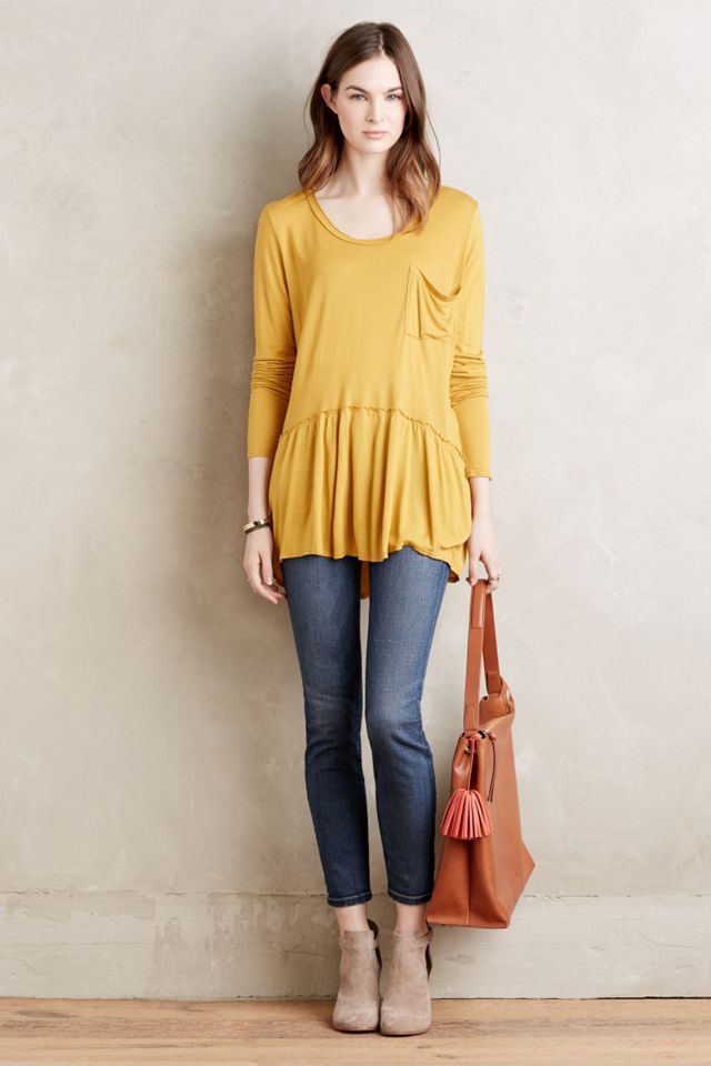 Peplum Pocket Tee #2
