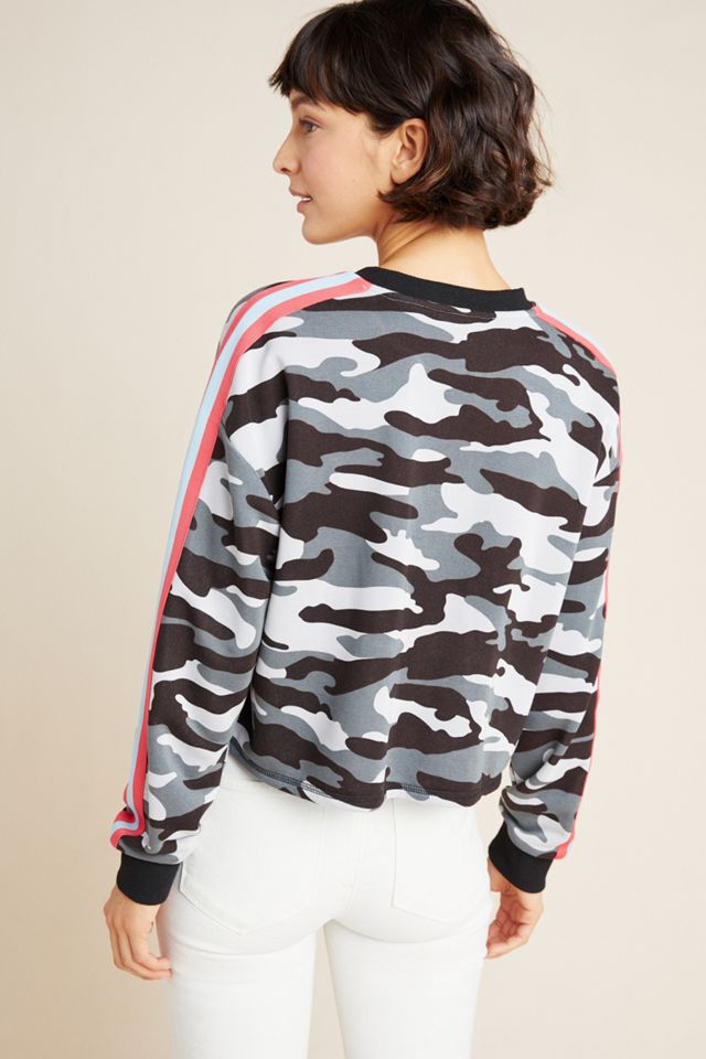 Striped Camo Sweatshirt #1