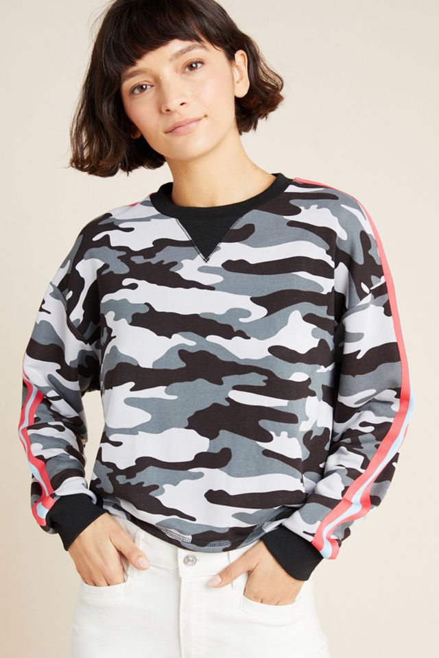 Striped Camo Sweatshirt #3