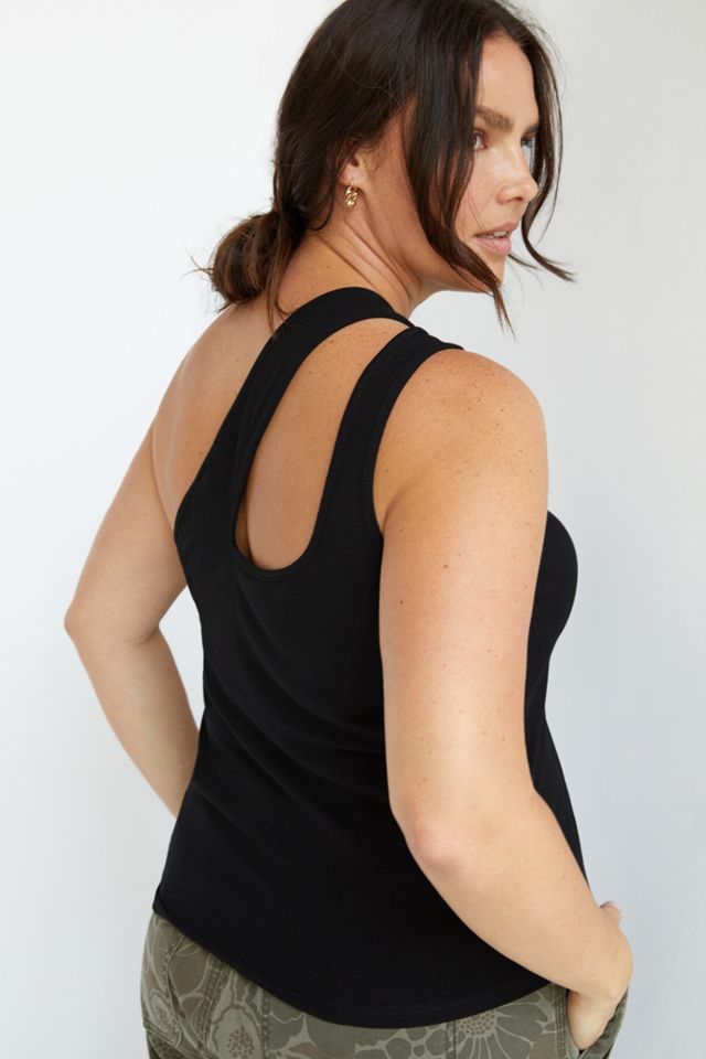 Cut-Out One-Shoulder Top #3