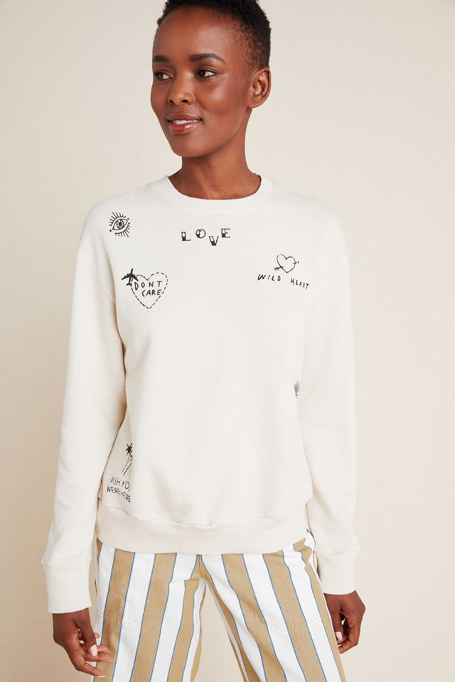 Doodle Graphic Sweatshirt | Anthropologie