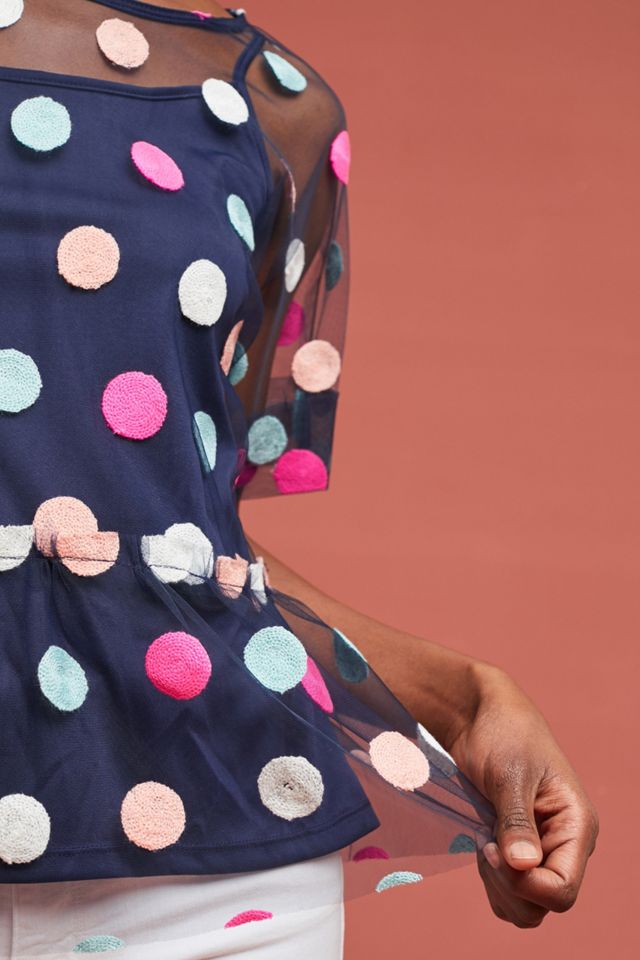 Leslie Polka Dot Top #2