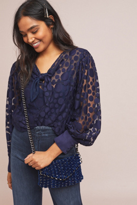 Riley Neck-Tie Top | Anthropologie
