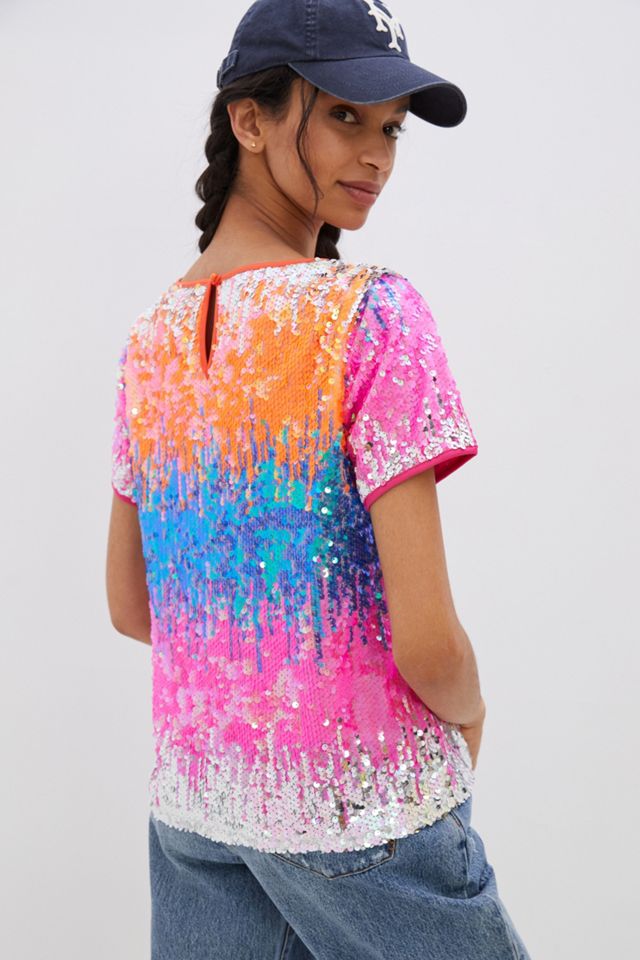 Eva Franco Loretta Sequined Tee #2