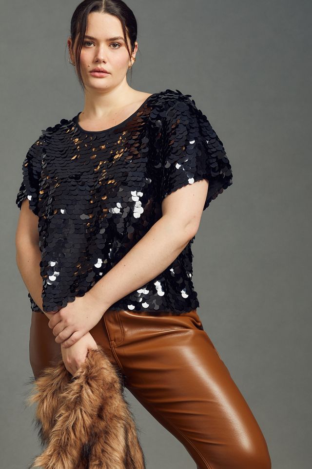 Eva Franco Sequin Tee #5