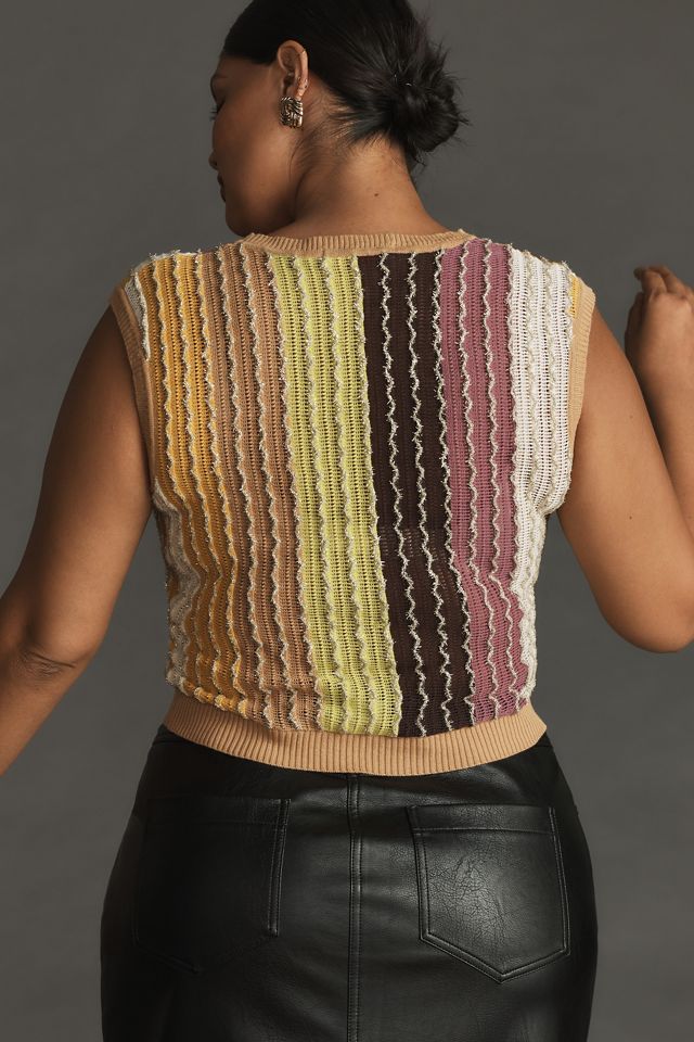 Eva Franco Crewneck Knit Vest #5
