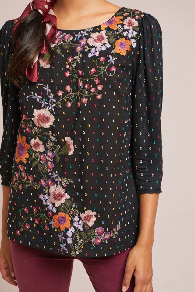 Blanche Embroidered Top #1
