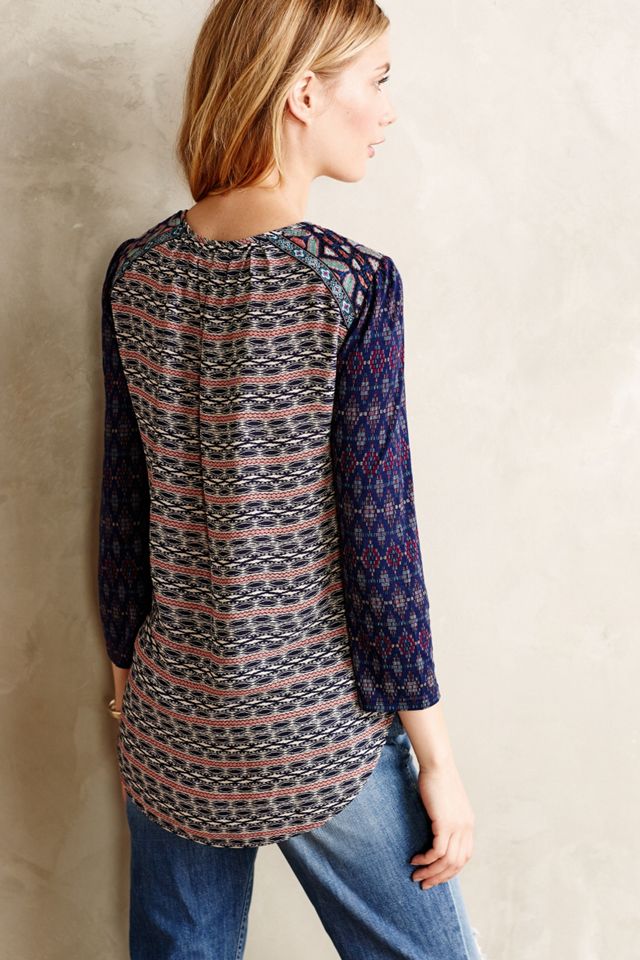 Majorelle Peasant Top #1