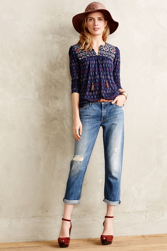 Majorelle Peasant Top #2