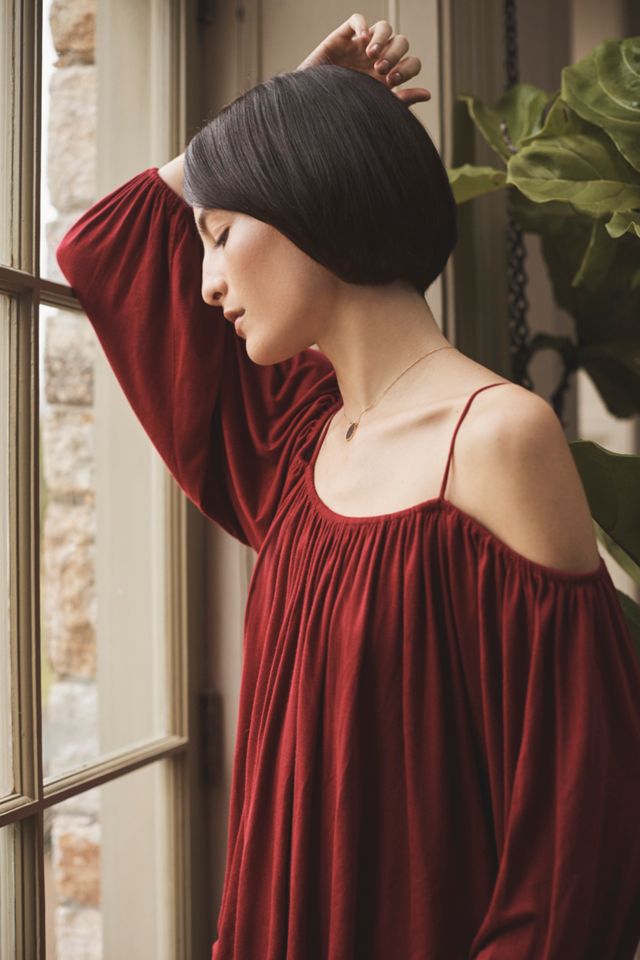 Taven Open-Shoulder Top #4