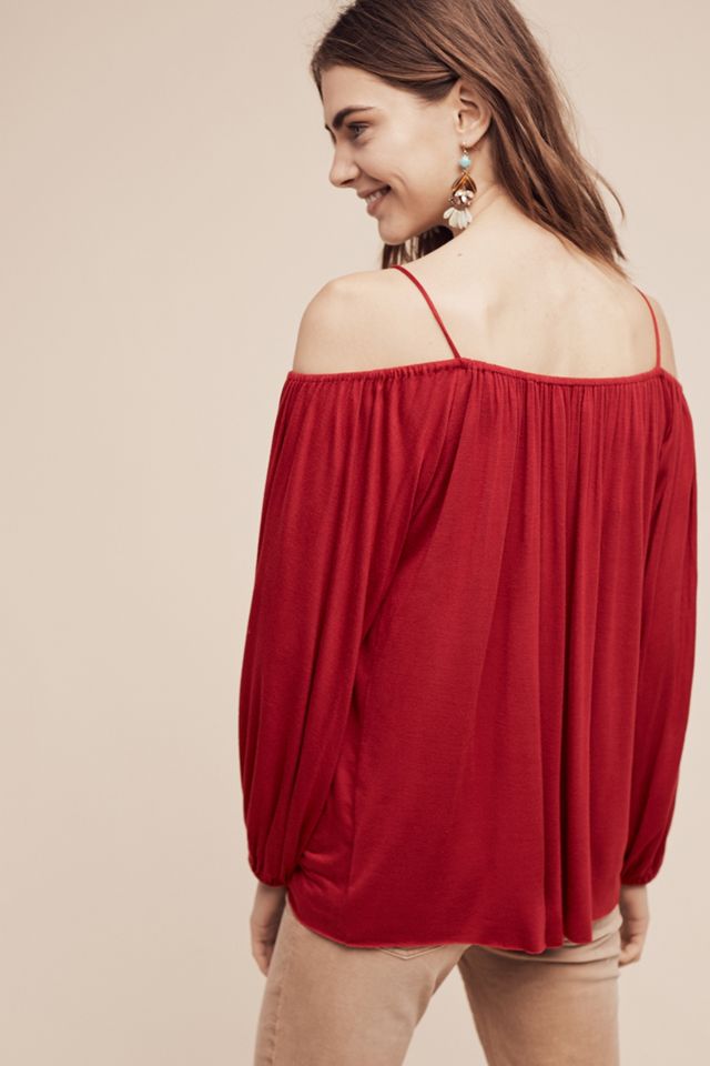 Taven Open-Shoulder Top #1