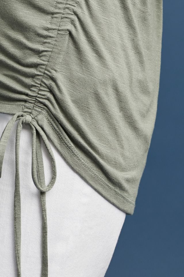 Side-Ruched Tee #1