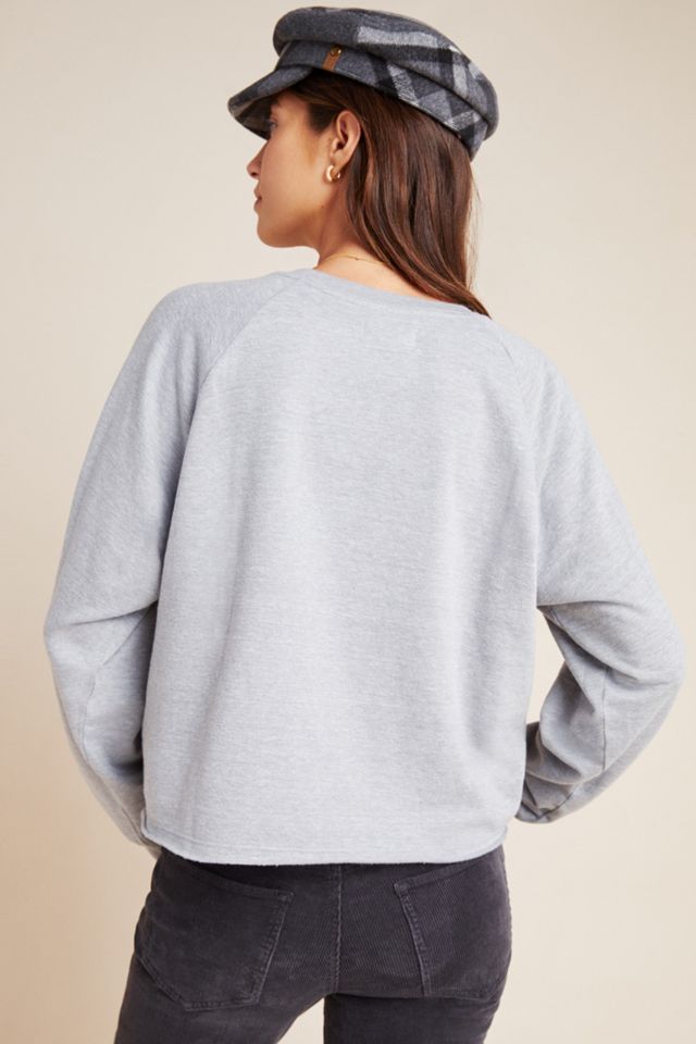 Maeve Hello Graphic Sweatshirt #1