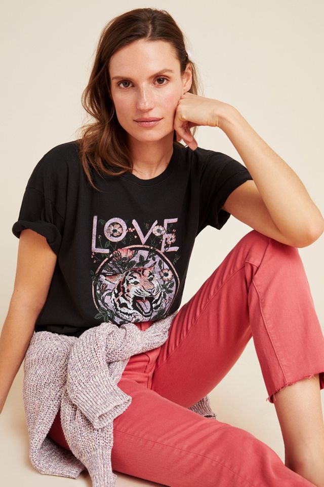 Jacqueline Colley Love Is Power Graphic Tee | Anthropologie