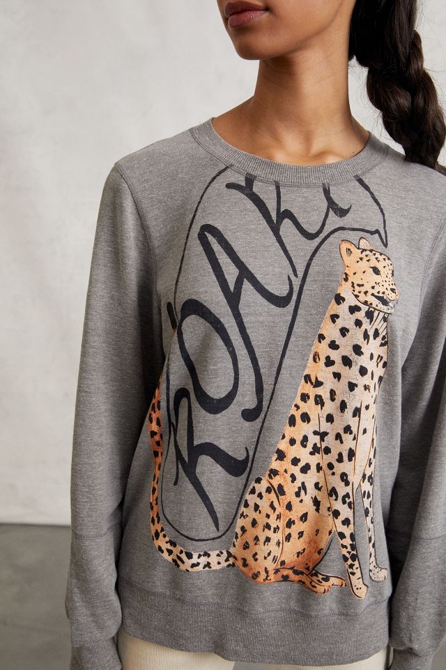 Leopard sweatshirt outlet anthropologie