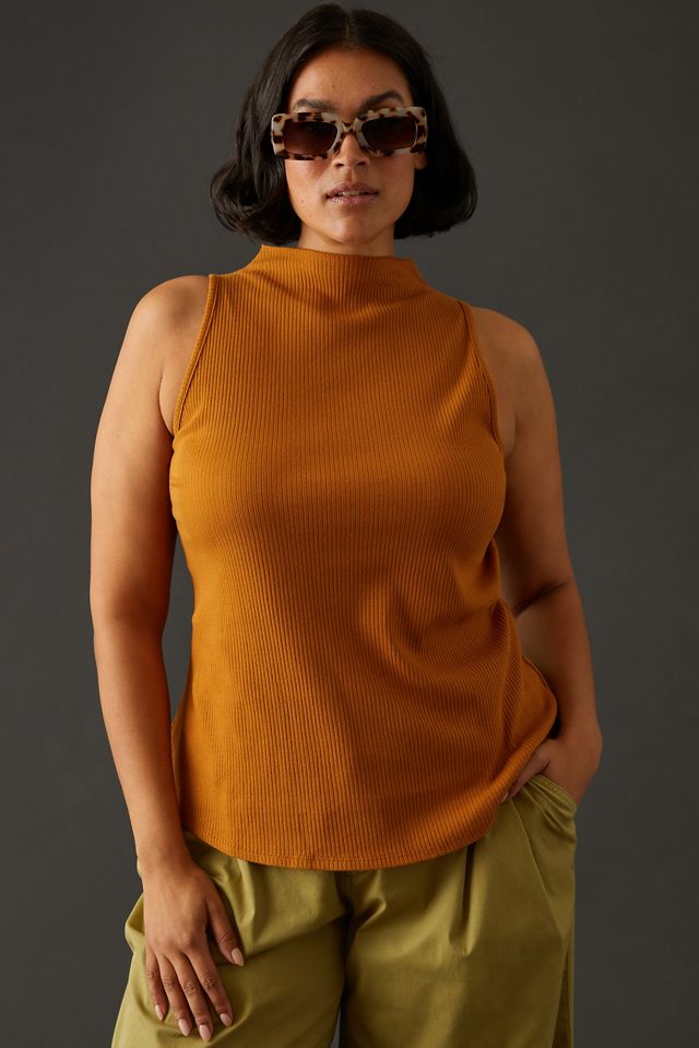 Maeve Mock Neck Tank #7