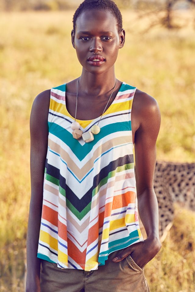 Striped Swing Tank #1