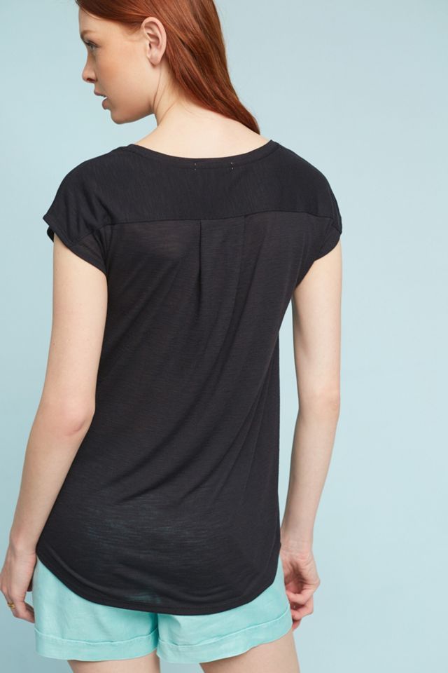Draped Twist-Front Tee #3