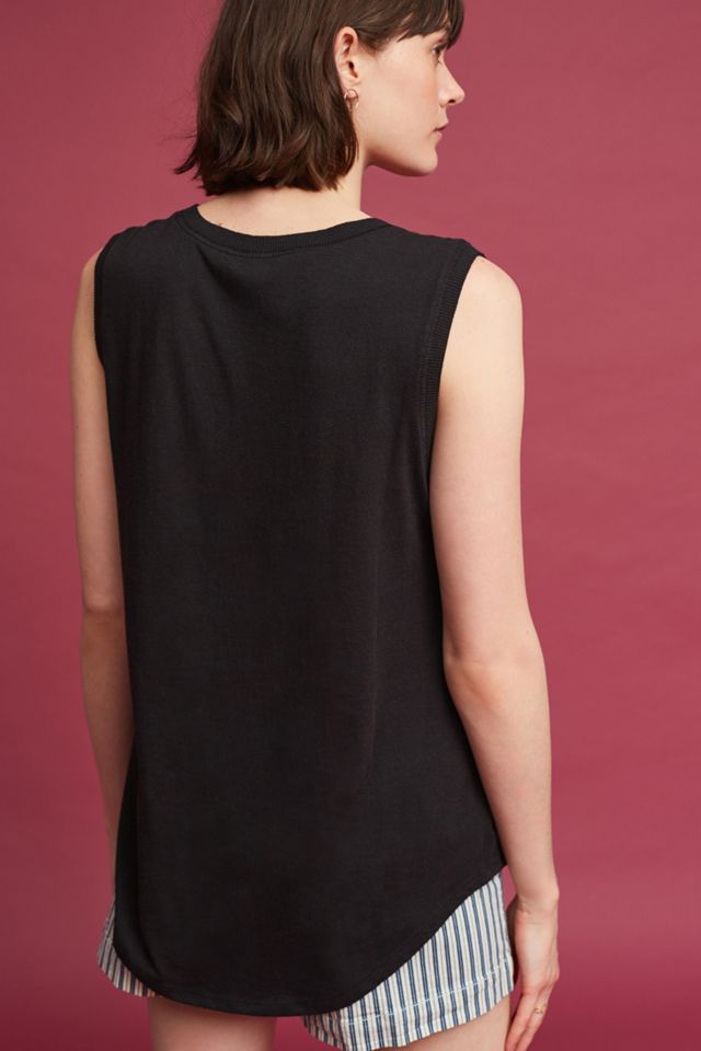 Pocket V-Neck Tunic Top #1