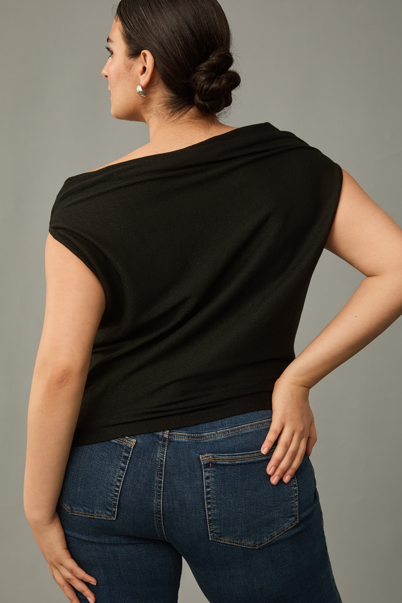 Dolan Left Coast Cowl-Neck Fluid Top