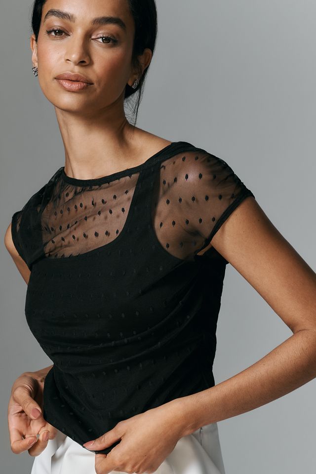 Dolan Left Coast Mesh Twofer Top #2