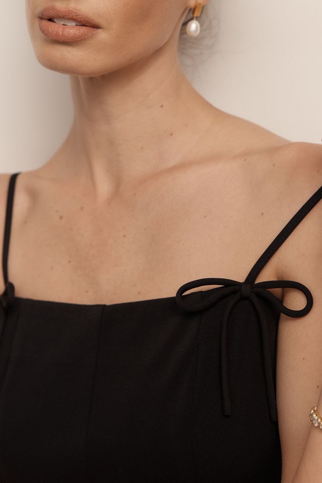 Dolan Left Coast Bow-Strap Peplum Tank #2