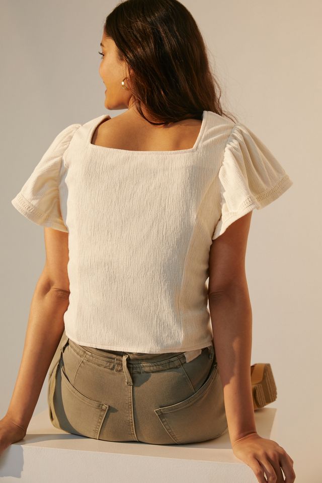Dolan Left Coast Structured Flutter Top #1