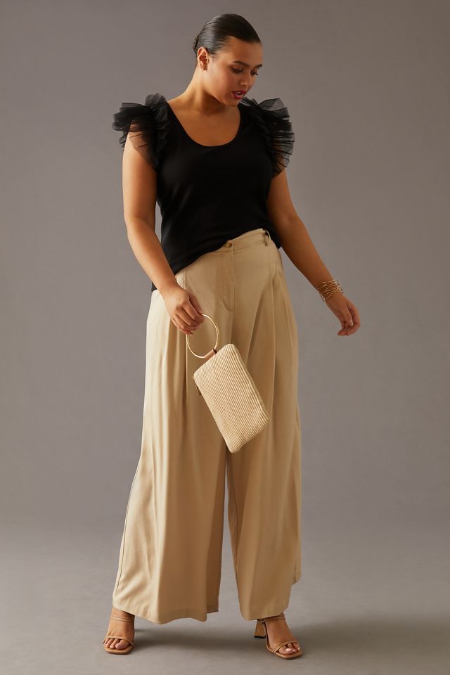 DOLAN Tulle Sleeve Tank Top #6