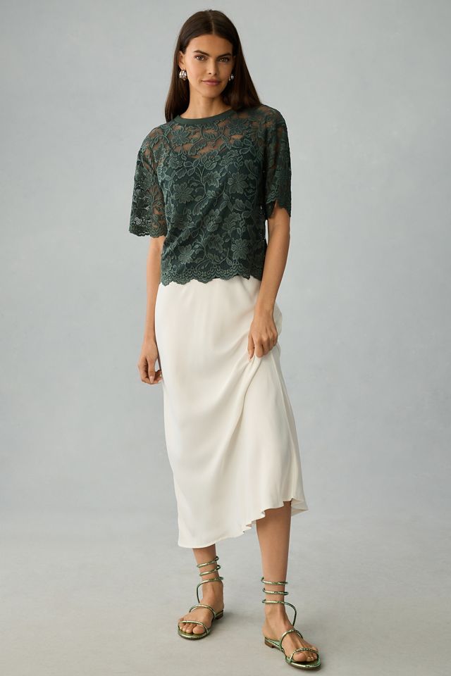 DOLAN Boxy Lace Tee #2