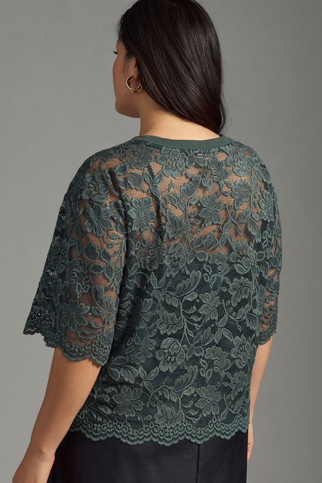 DOLAN Boxy Lace Tee #4