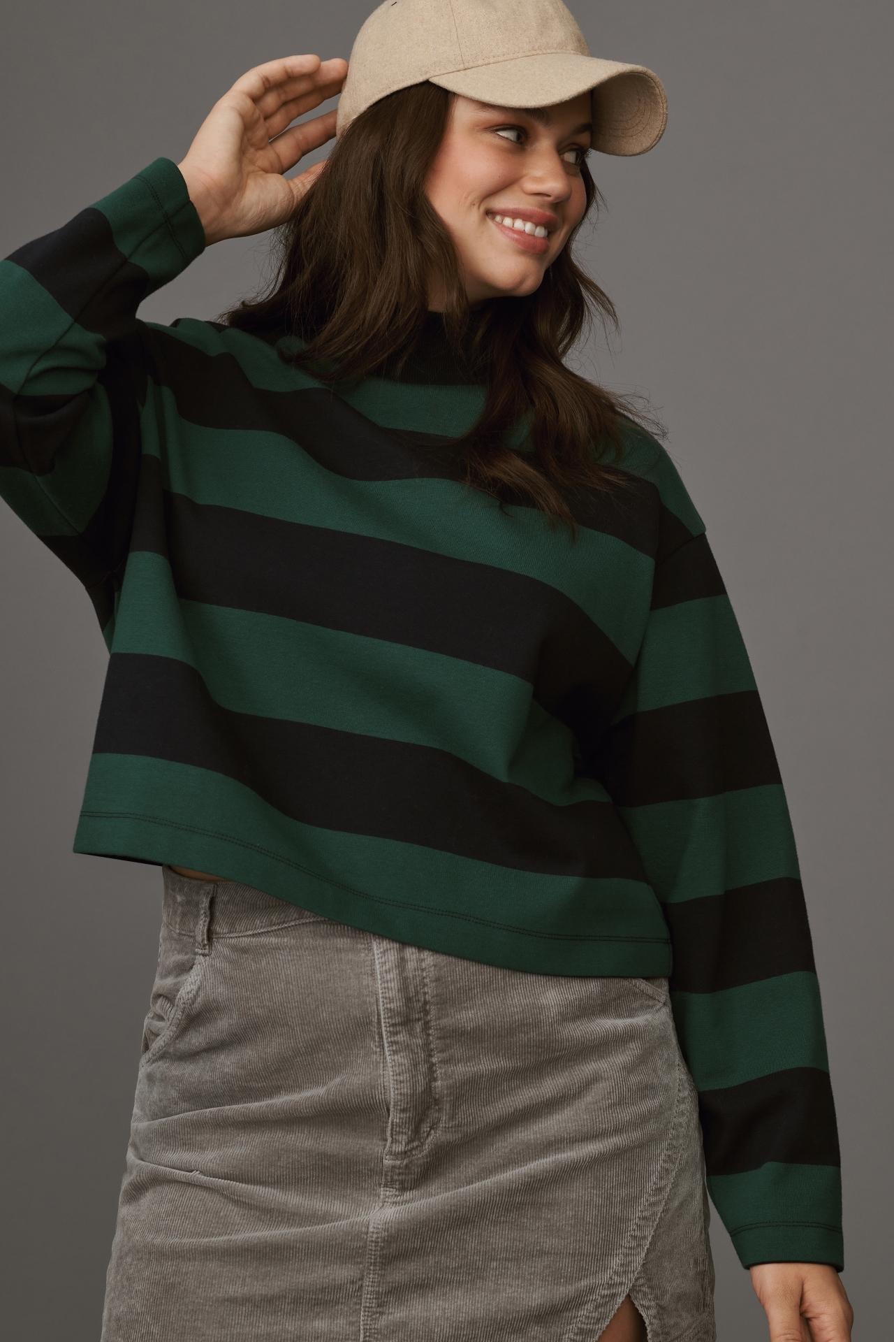 DOLAN Rugby Mock-Neck Pullover