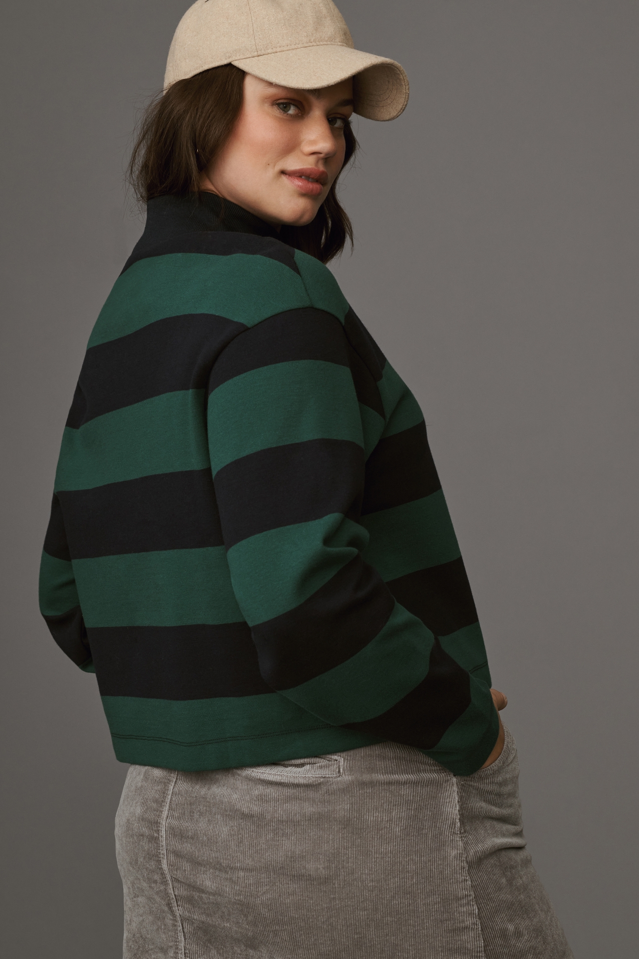 DOLAN Rugby Mock-Neck Pullover