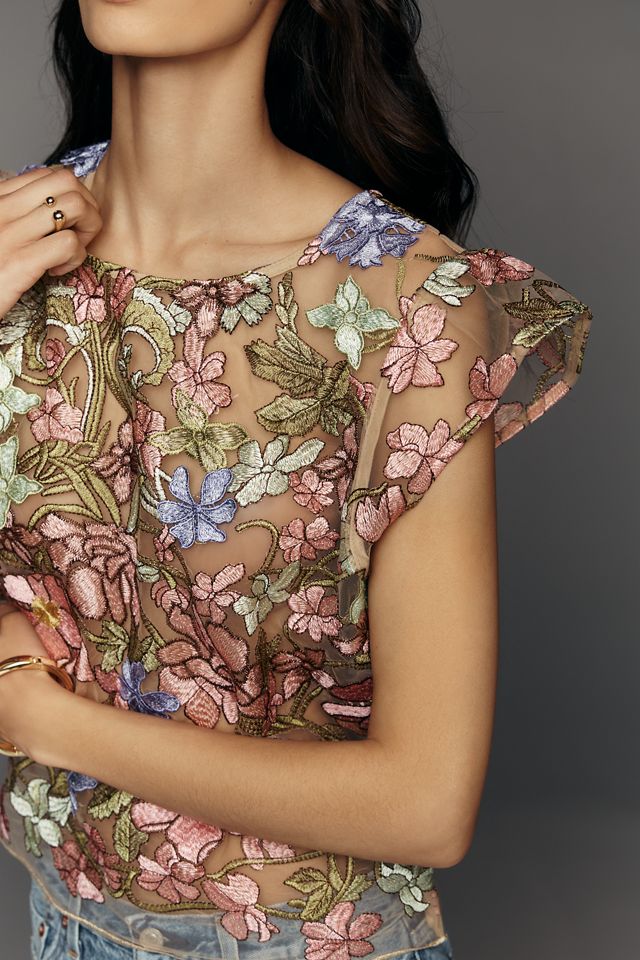 Dolan Left Coast Floral Muscle Tee #1