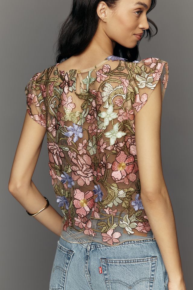 Dolan Left Coast Floral Muscle Tee #2