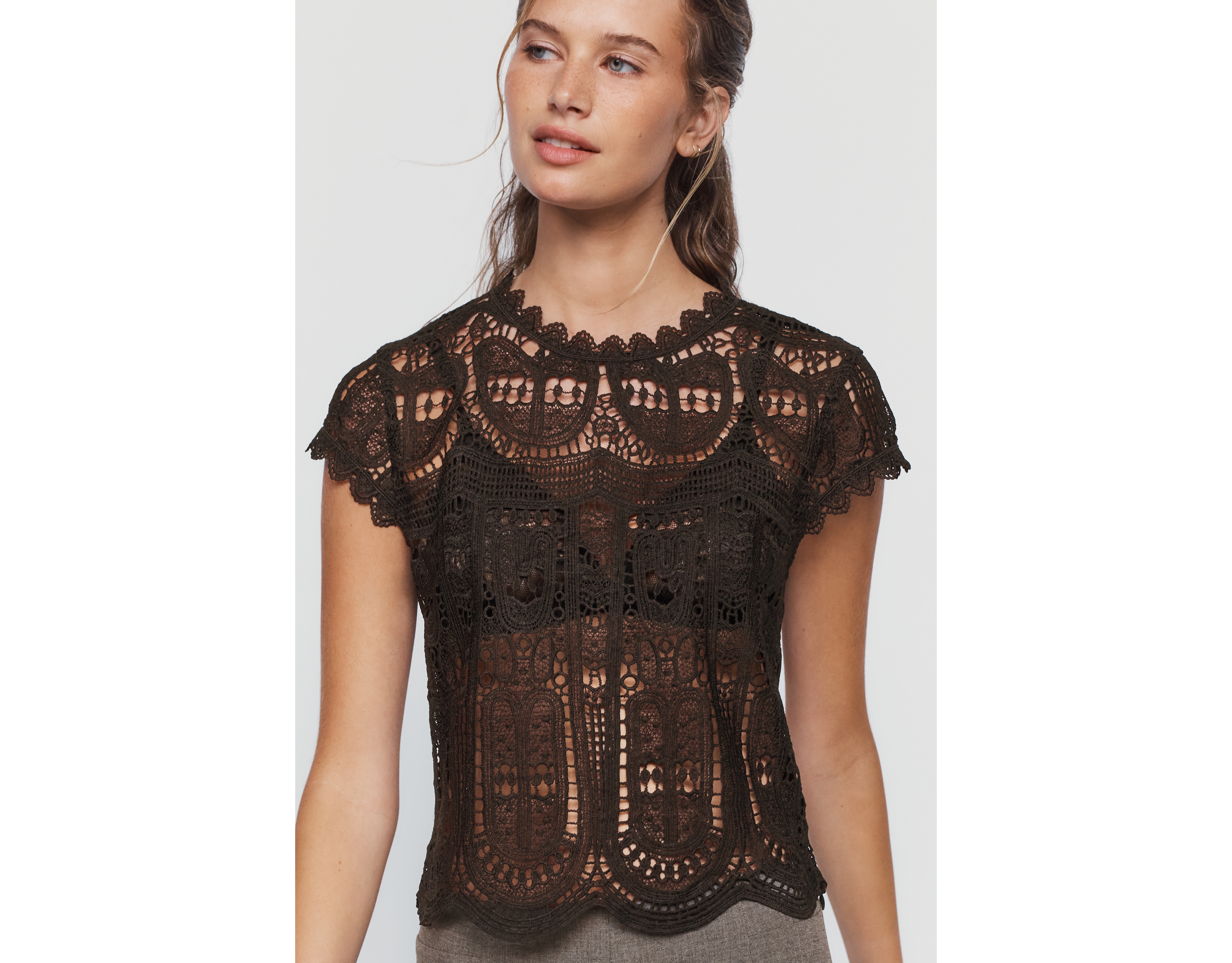 Dolan Left Coast Lace Blouse