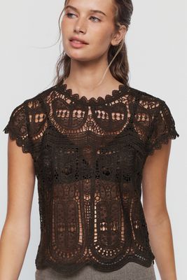 Dolan Left Coast Lace Blouse