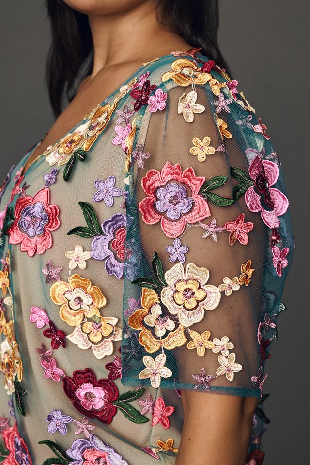 Dolan Left Coast 3D Floral Top #4