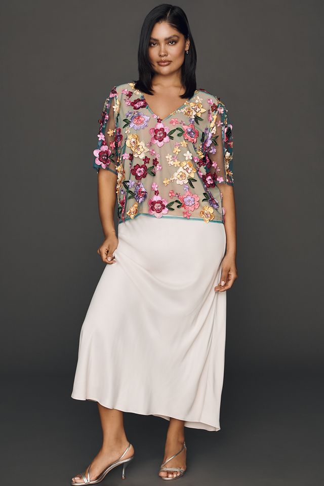 Dolan Left Coast 3D Floral Top #5