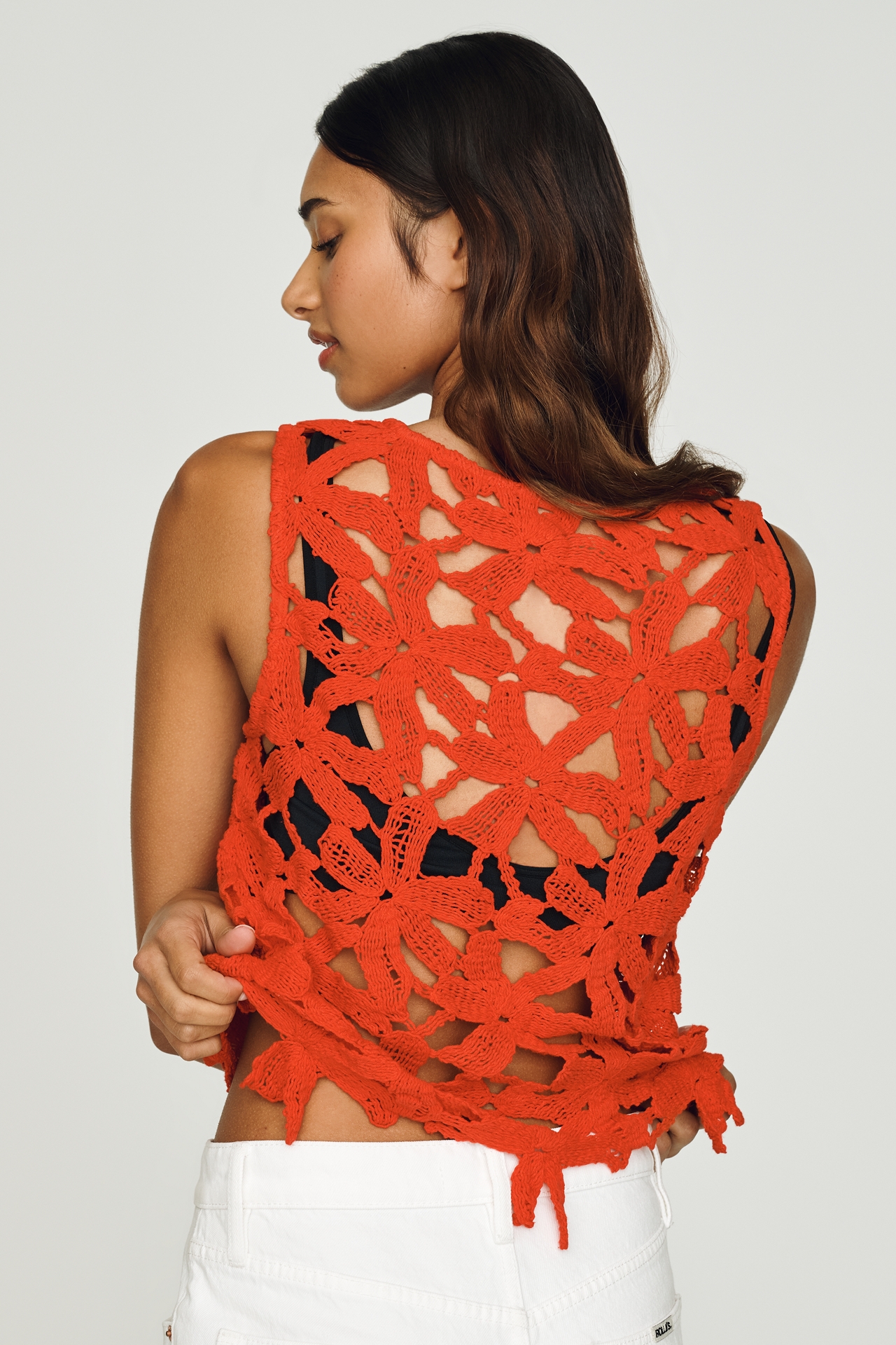 Dolan Left Coast Cotton Crochet Tank