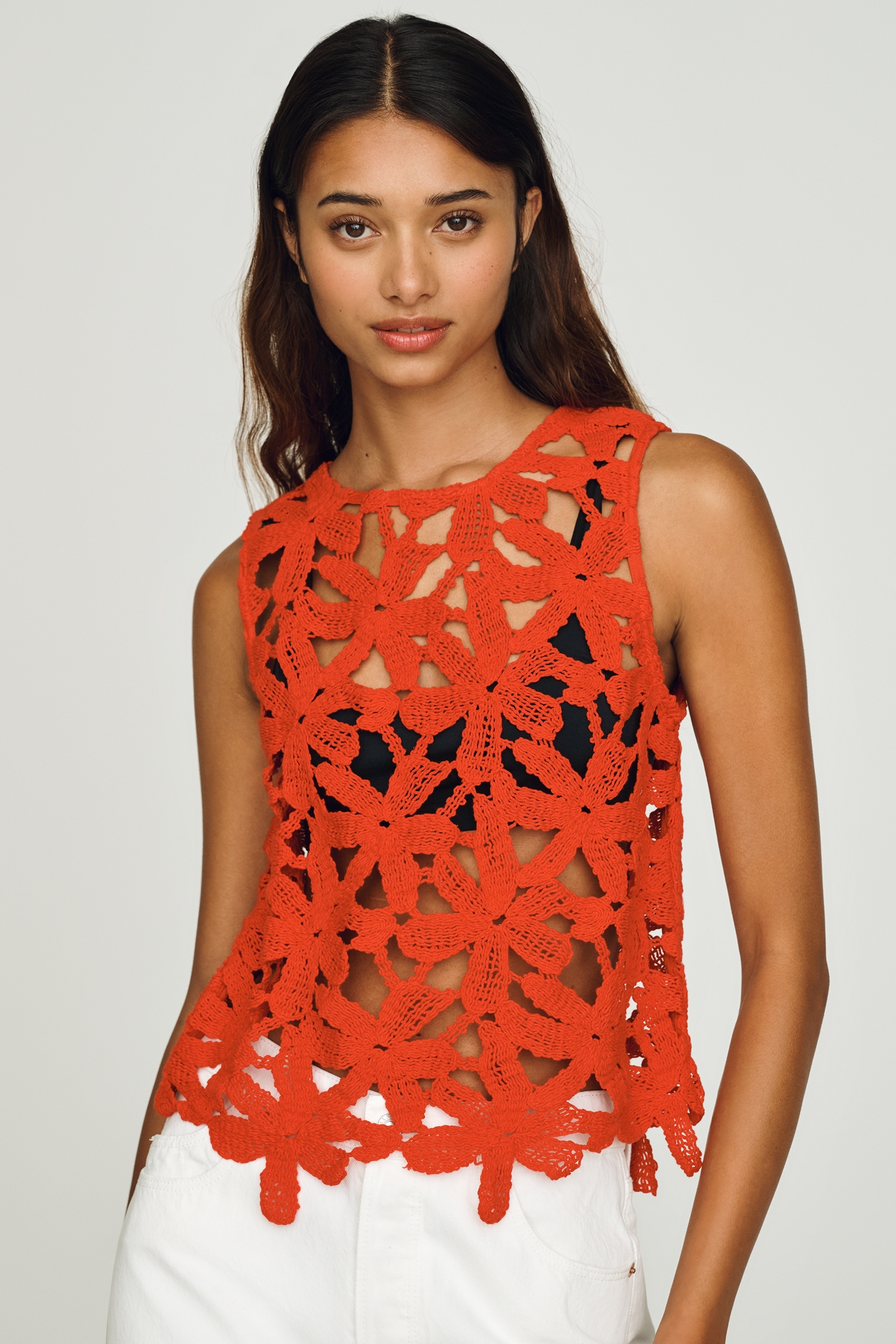 Dolan Left Coast Cotton Crochet Tank