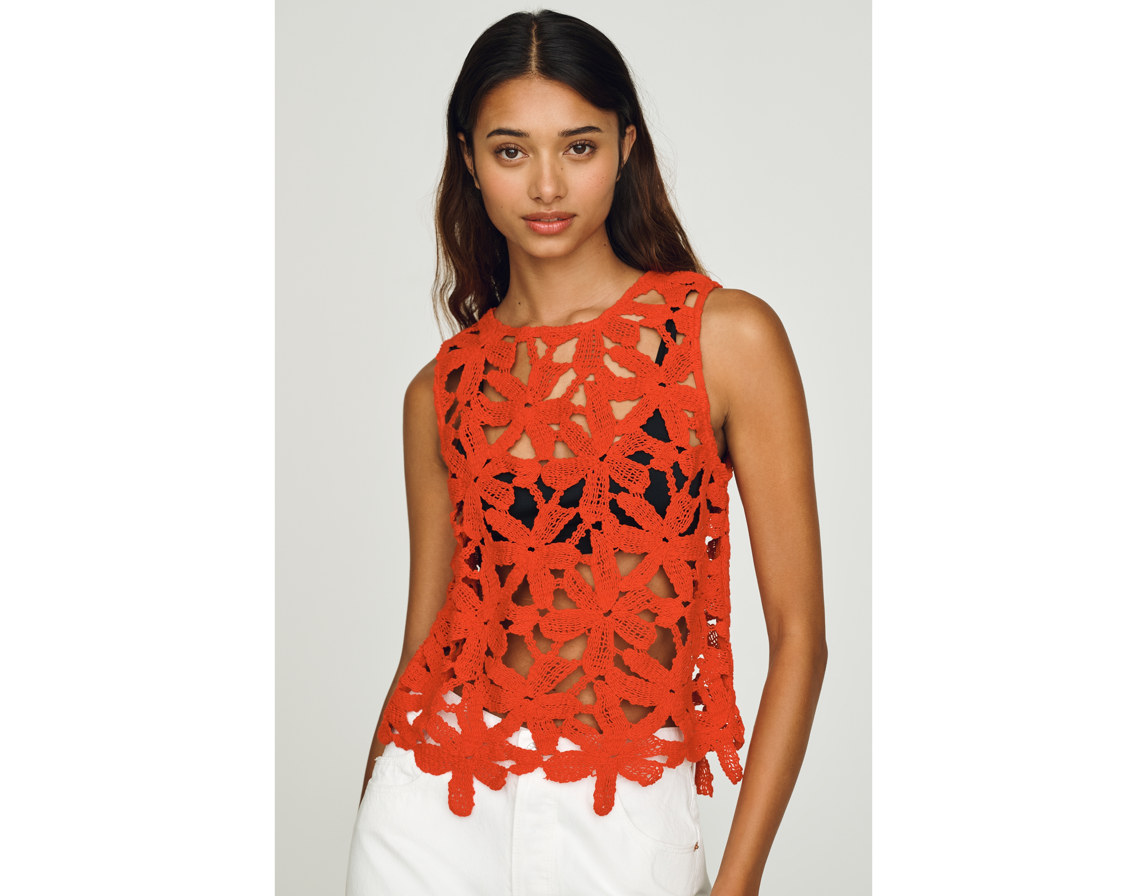 Dolan Left Coast Cotton Crochet Tank