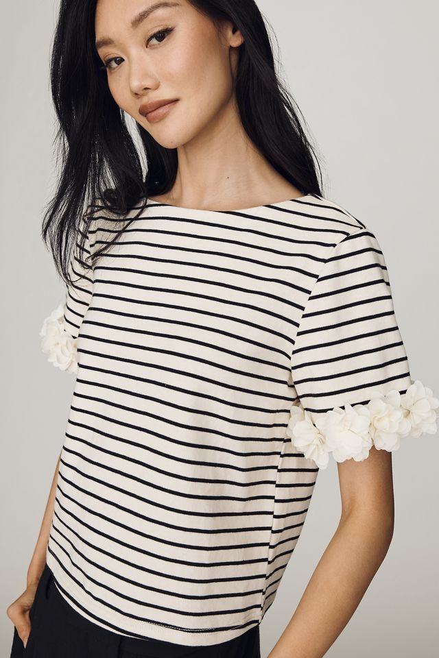 Dolan Left Coast Cotton Floral-Sleeve Tee #2