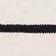 White / Black Stripe