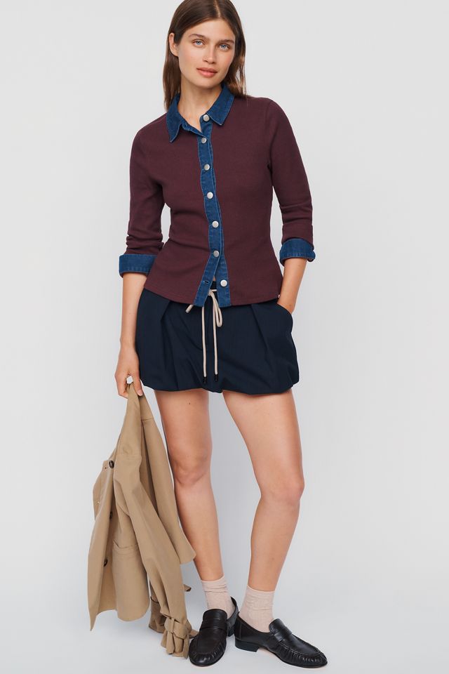 Dolan Left Coast Denim Mix Cardigan #2